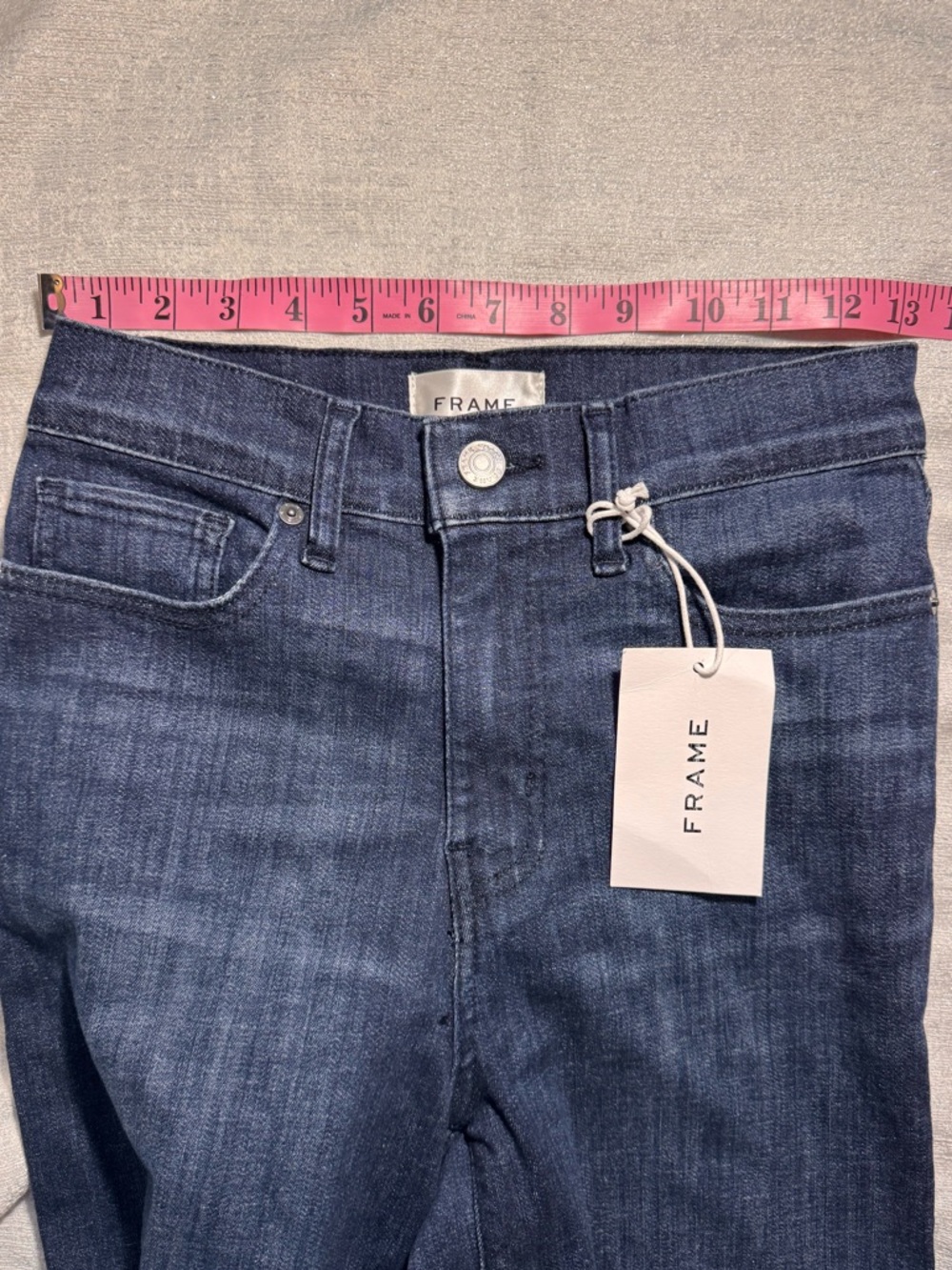 Frame Le Slim Palazzo High Waist Wide Leg Jeans, size 26, NWT - Picture 8 of 10